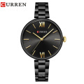 Curren 9017 Ladies Watch Women Quartz Watches Casual Wristwatch Waterproof Rose Gold Luxury Brand Shockproof 8 Color